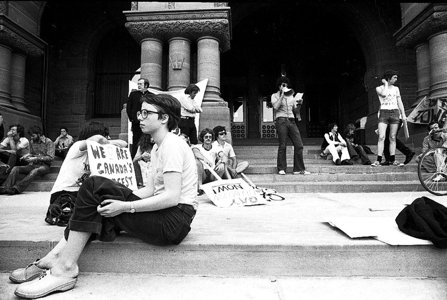 gay pride march toronto 1974