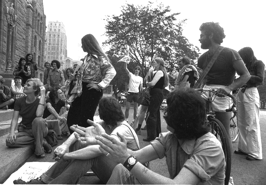 gay pride march toronto 1974