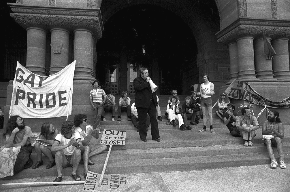gay pride march toronto 1974