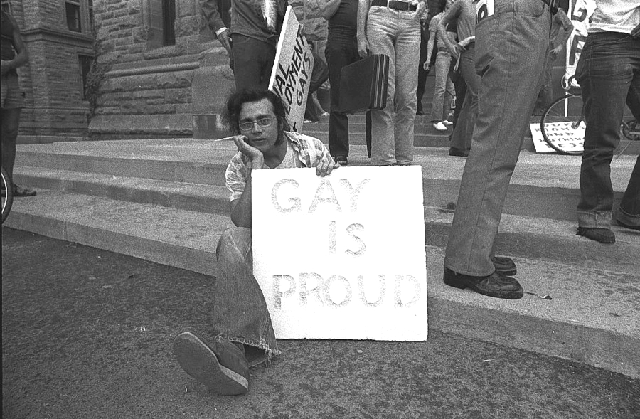 gay pride march toronto 1974