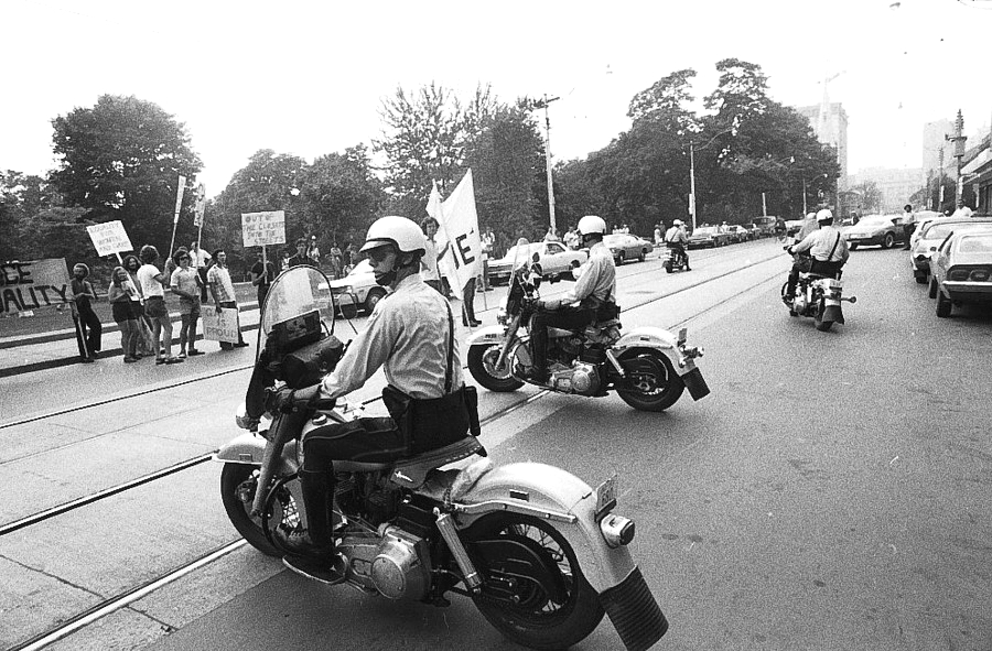 gay pride march toronto 1974