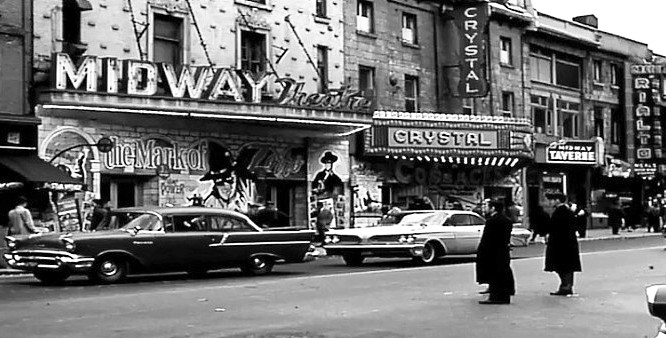 cinemas on the Main 1960s mtl