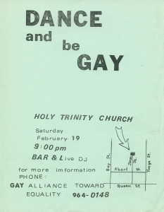 1977 gate dance poster