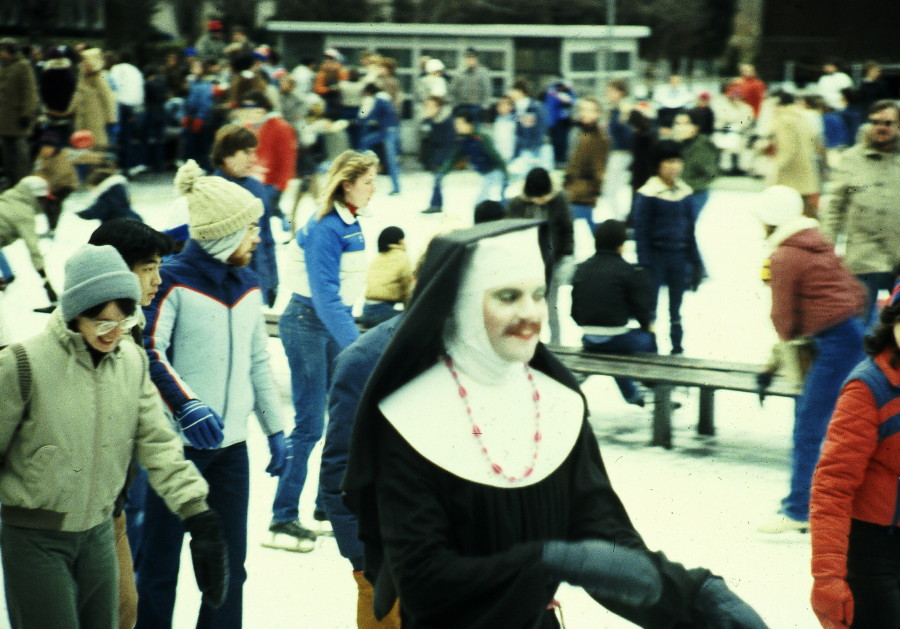 The Sisters of Perpetual Indulgence, gay nuns, skating party at Toronto City Hall