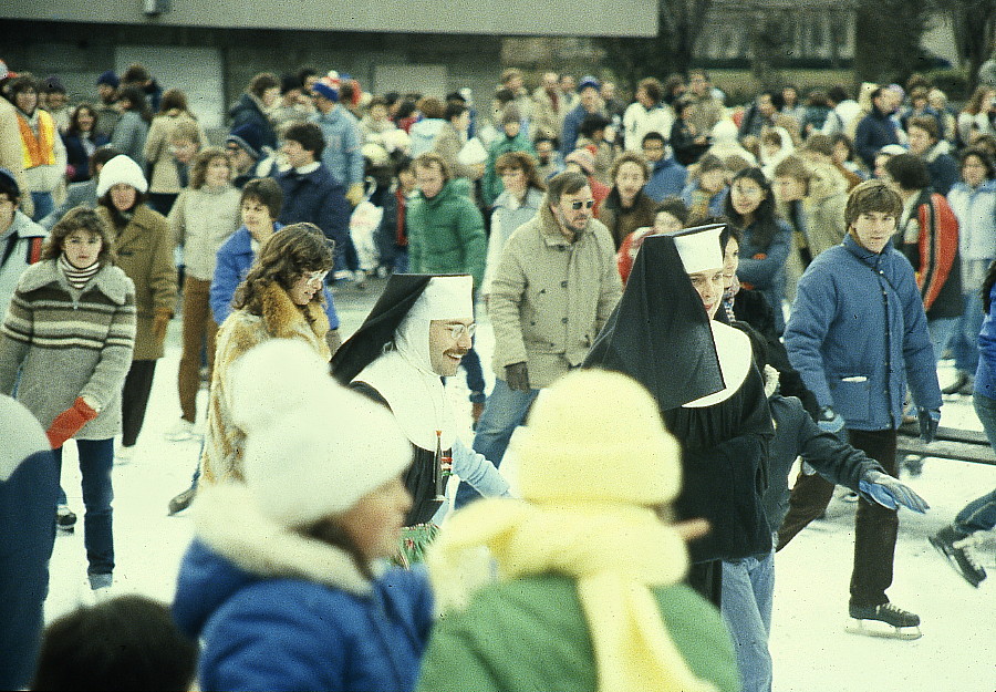 The Sisters of Perpetual Indulgence, gay nuns, skating party at Toronto City Hall
